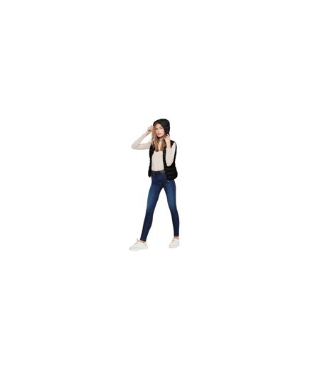 Womens/ladies Tahoe Quilted Hooded Gilet Black Only