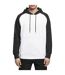 Sweat à capuche basic homme blanc / noir Build Your Brand-2