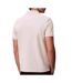 Polo beige homme calvin klein jeans ss monogram pique-2