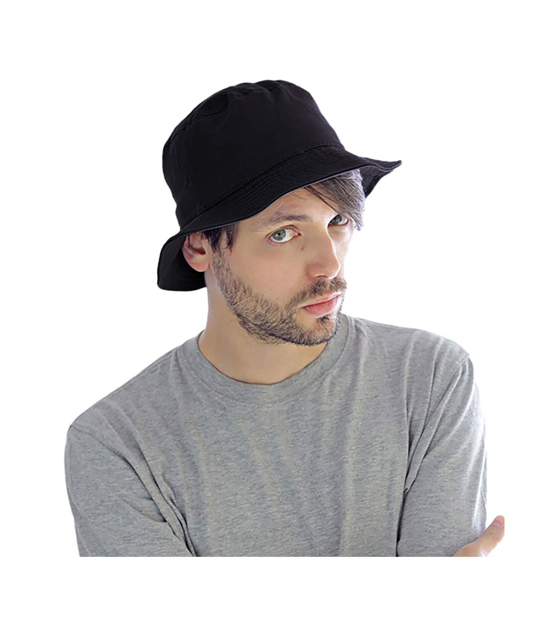Atlantis Cotton Bucket Hat (Navy) - UTAB482-3
