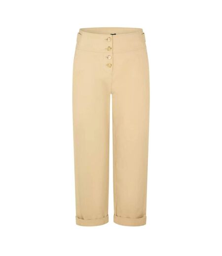 Womens/ladies Tailored Trousers Medium Beige Boss