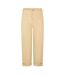 Womens/ladies Tailored Trousers Medium Beige Boss-1