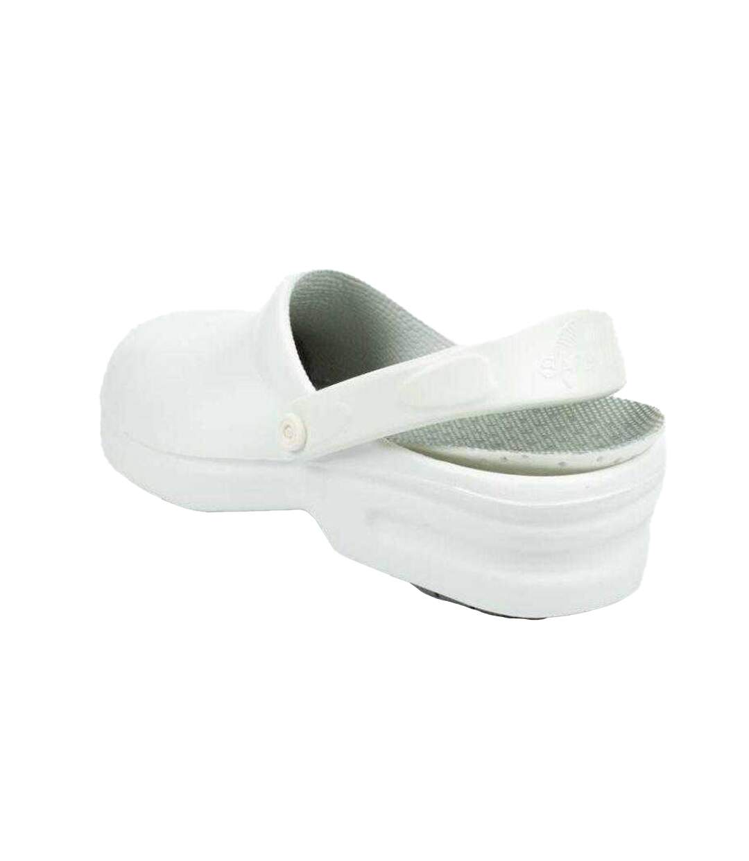 Sabots Motif/style Uni Adulte Blanc Safeway-2