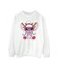 Disney Sweat Femme/Ladies Lilo & Stitch Angel Reindeer Sweatshirt (Blanc) - UTBI23040-1