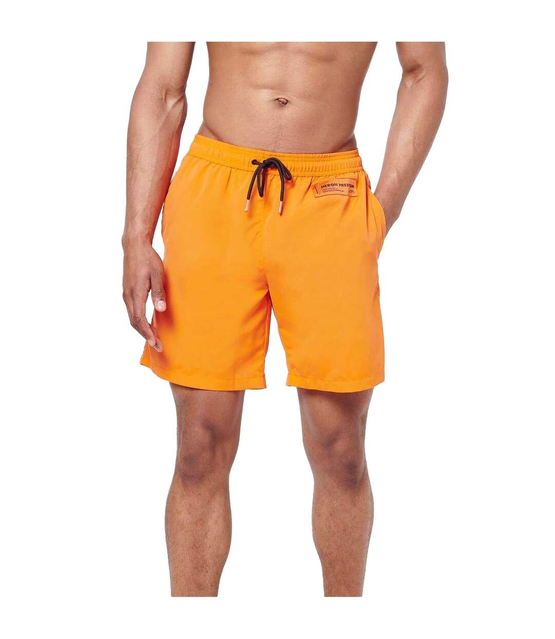 Short De Bain Homme Orange Fluo Heron Preston-3