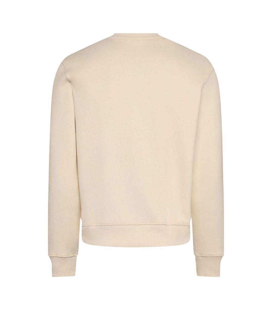 Womens/ladies Cotton Relaxed Fit Sweatshirt Cream Lacoste-2
