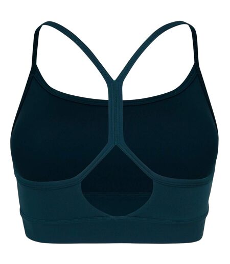 Womens/ladies Essentials Non-wired Sports Bra Green New Balance