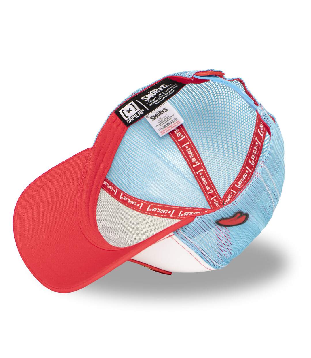 Casquette trucker avec filet The Smurfs Papa Capslab-5