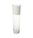 Vase Déco en Verre Delph 60cm Transparent & Blanc-1