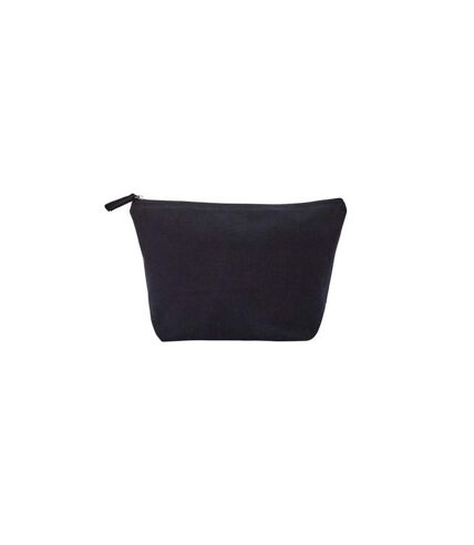 Nutshell Luxe Canvas 0.7gal Accessory Bag (Black) (28cm x 18cm x 9cm)