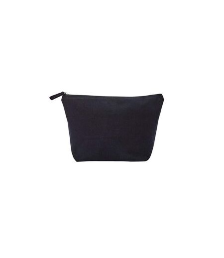 Nutshell Luxe Canvas 0.7gal Accessory Bag (Black) (28cm x 18cm x 9cm)