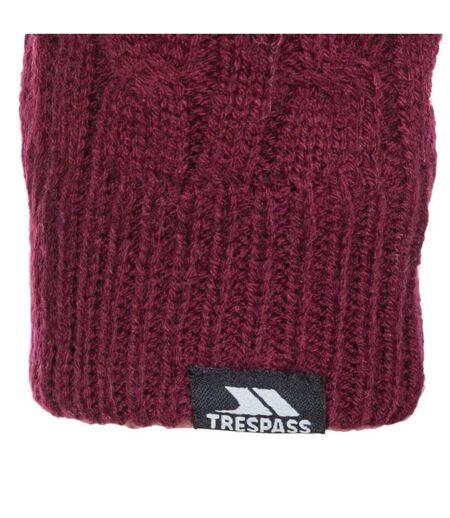 Sutella Gants En Tricot Bordeaux Trespass