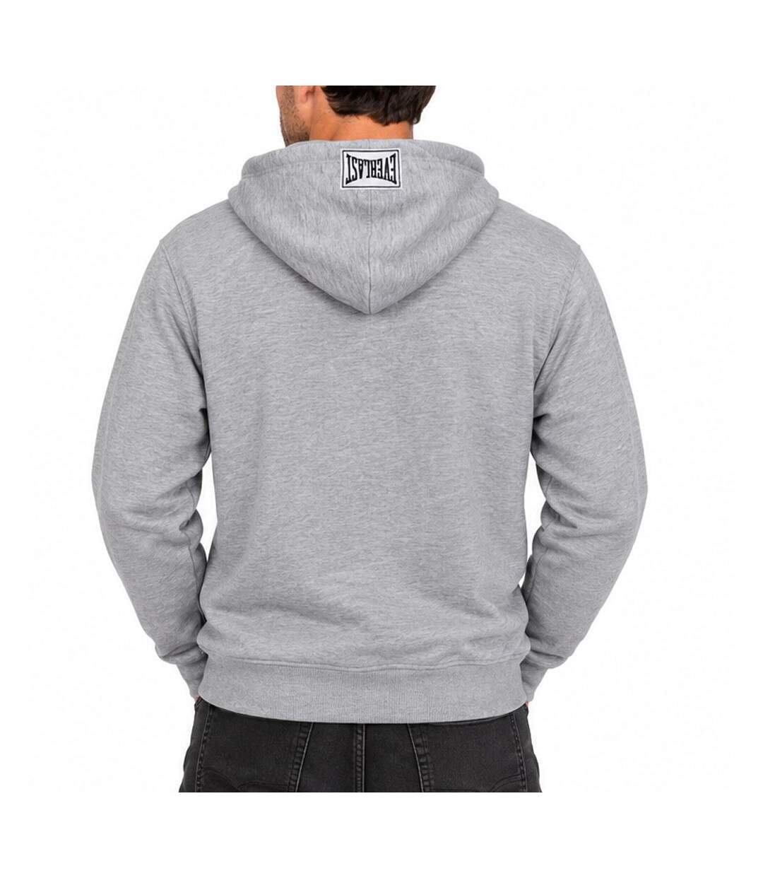 Sweat à capuche gris homme everlast el022-2