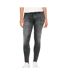 Jean skinny gris/noir  femme only mid ankle-1