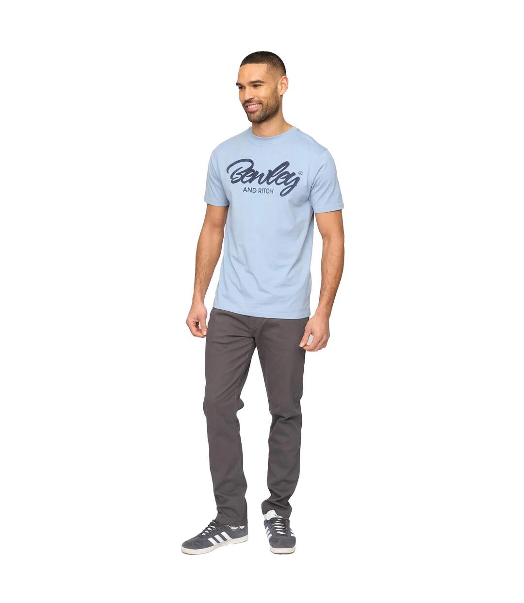 Mens yardley t-shirt blue Bewley & Ritch-3