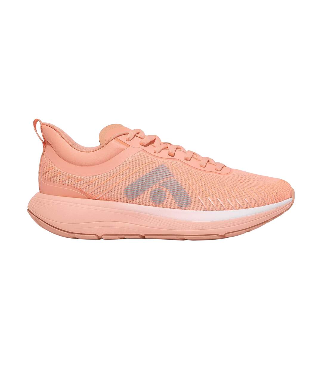Womens/ladies runner mesh trainers blush FitFlop-2