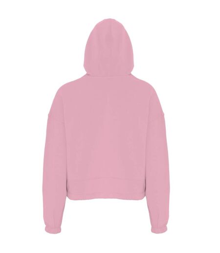 Sweat À Capuche Femme Rose Clair TriDri