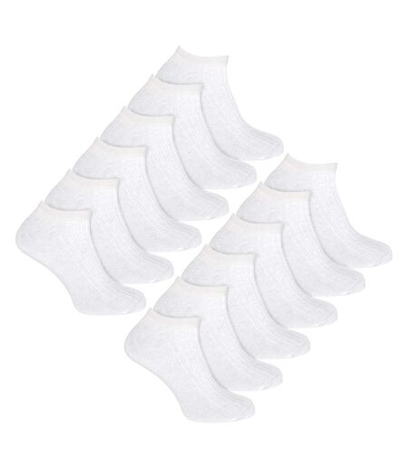 Paquet de 12 chaussettes d'entraînement 100 % coton pour hommes
