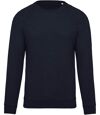 Sweat shirt coton bio - Homme - K480 - bleu marine chiné