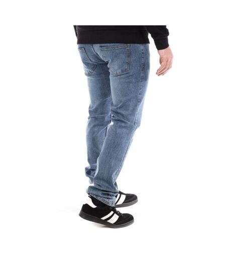 Jean bleu délavé homme noir paname brothers 200