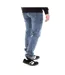 Jean bleu délavé homme noir paname brothers 200-2
