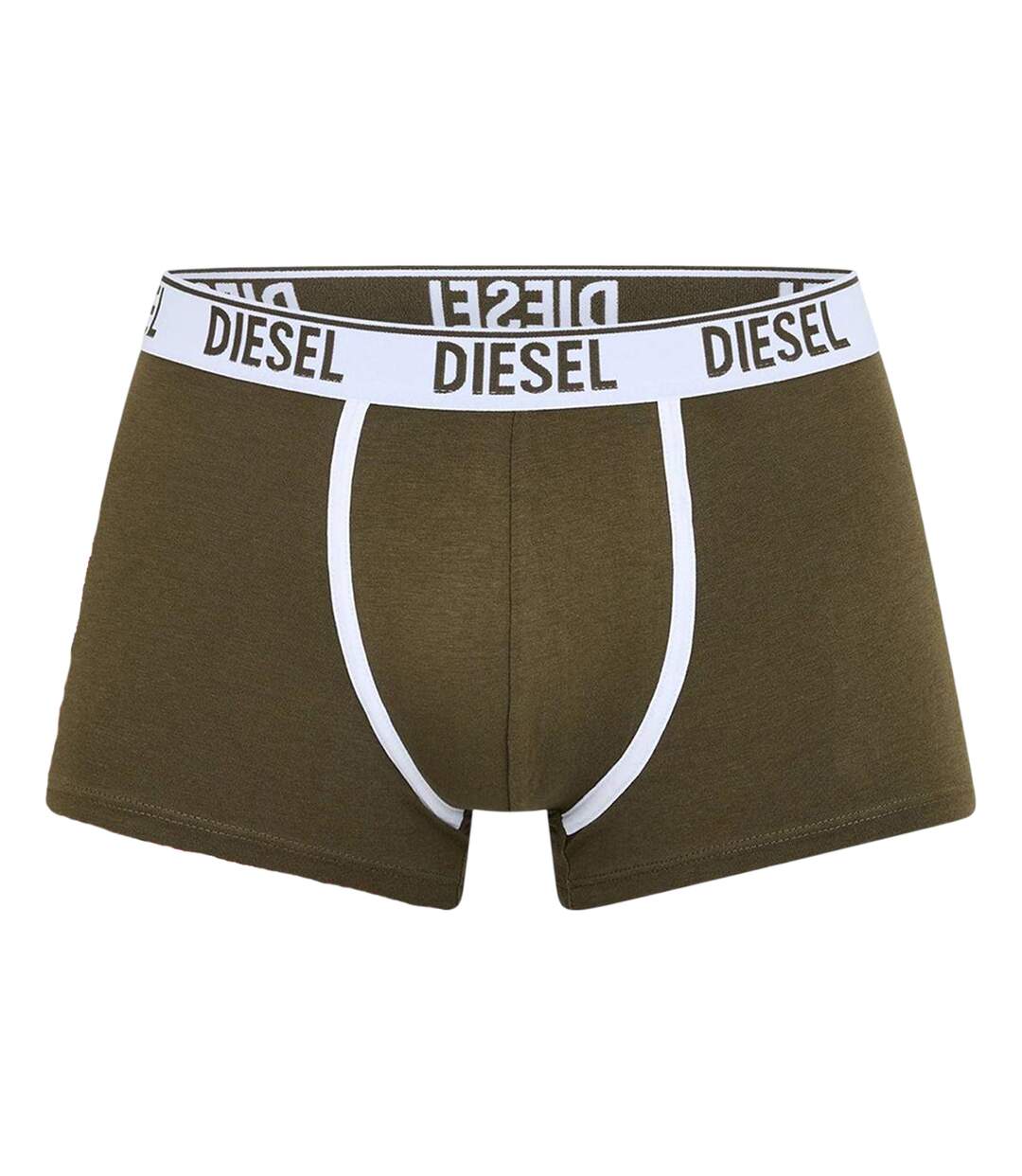 Lot De 2  Slips Motif/style Uni Homme Vert Rouge Diesel-2