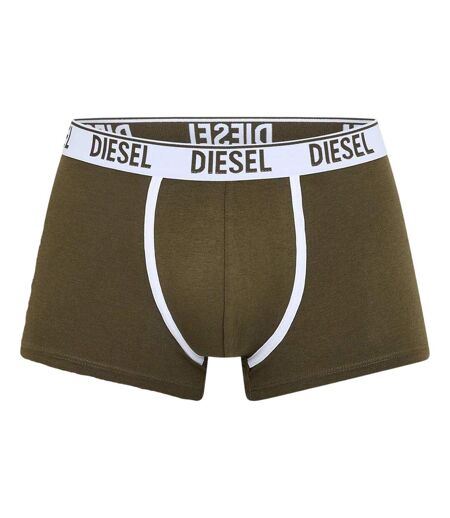 Lot De 2  Slips Motif/style Uni Homme Vert Rouge Diesel