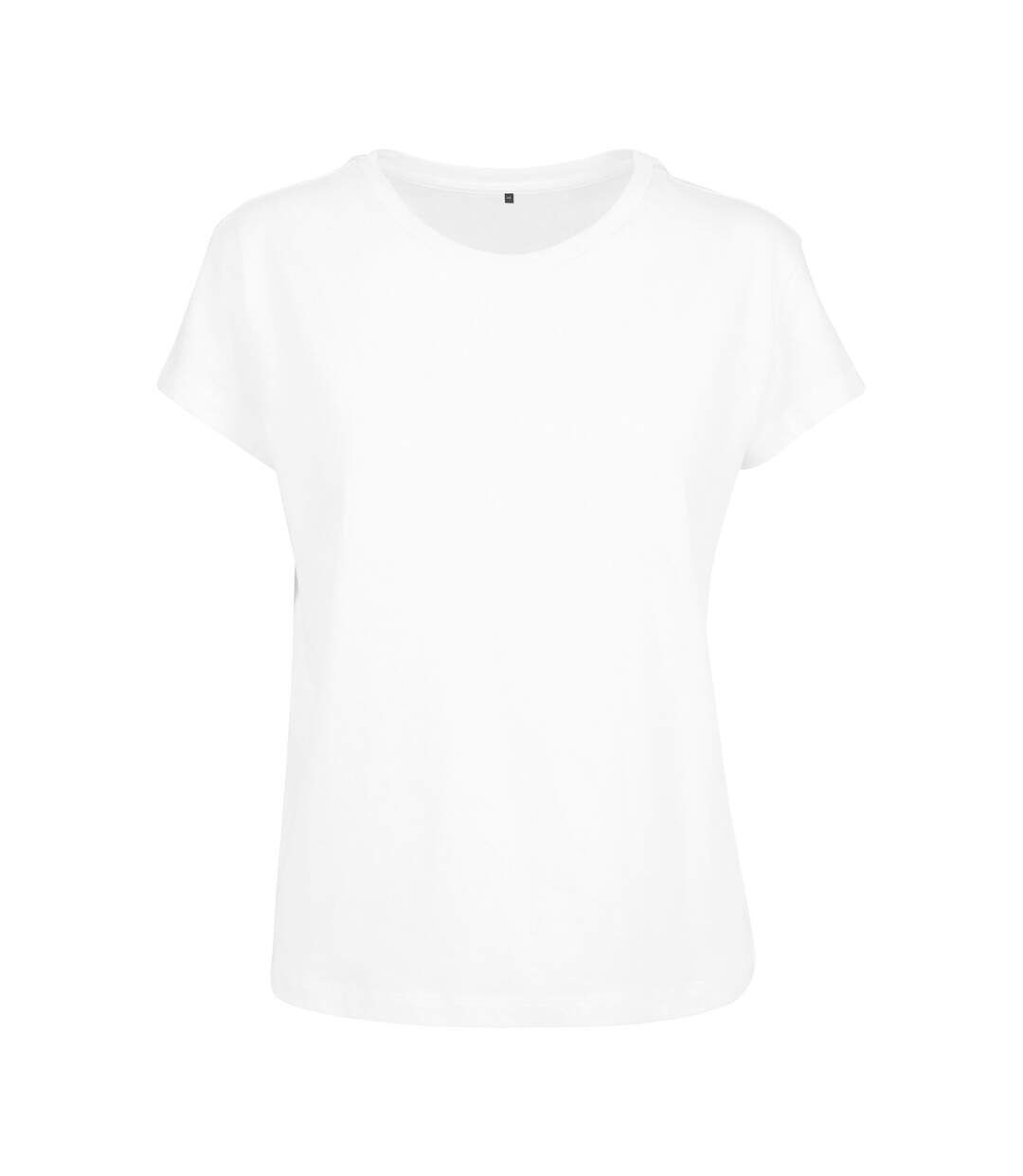 T-shirt box femme blanc Build Your Brand-1