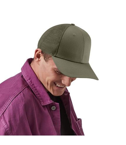 Casquette trucker urbanwear adulte vert kaki Beechfield