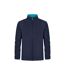 Veste Homme Bleu Marine Turquoise Pâle Promodoro-1
