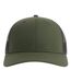 Atlantis Unisex Adult Bryce 5 Panel Trucker Cap (Khaki/Black) - UTAB540