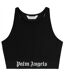 Haut Court Sport Femme Noir Blanc Palm Angels-2