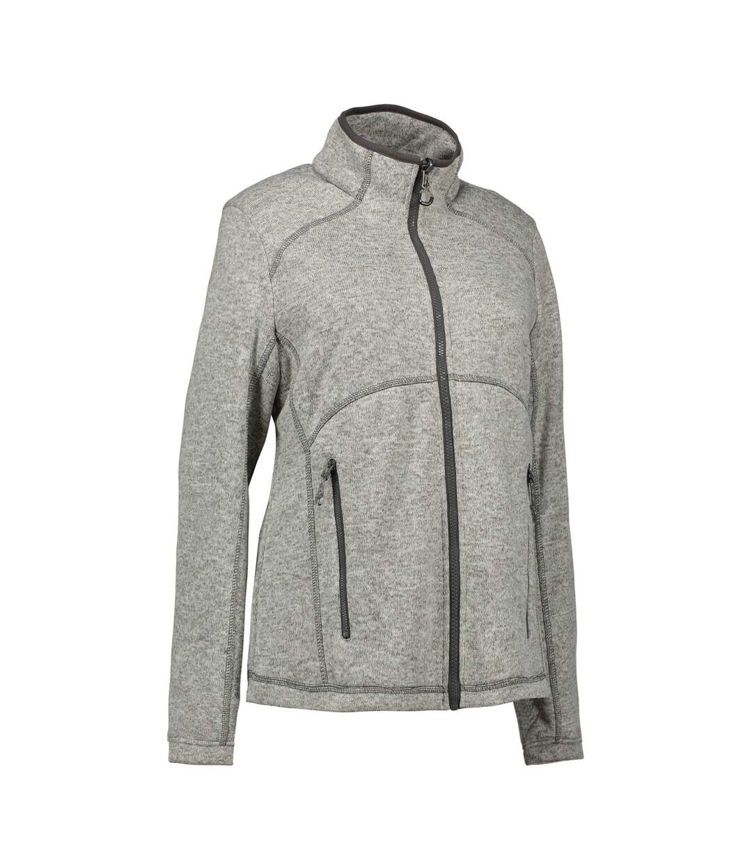 Zip n mix veste polaire zippée femme gris ID