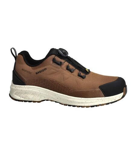 Mens Footwear Customised Logo Safety Shoes Nut Brown Mascot