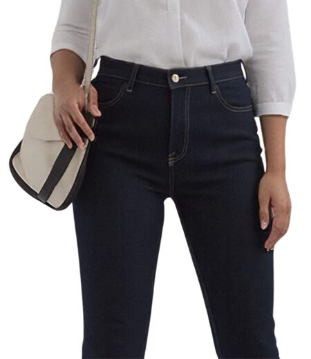 Jean Femme évasé noir - Taille Haute - Confort et Style - Grande Taille