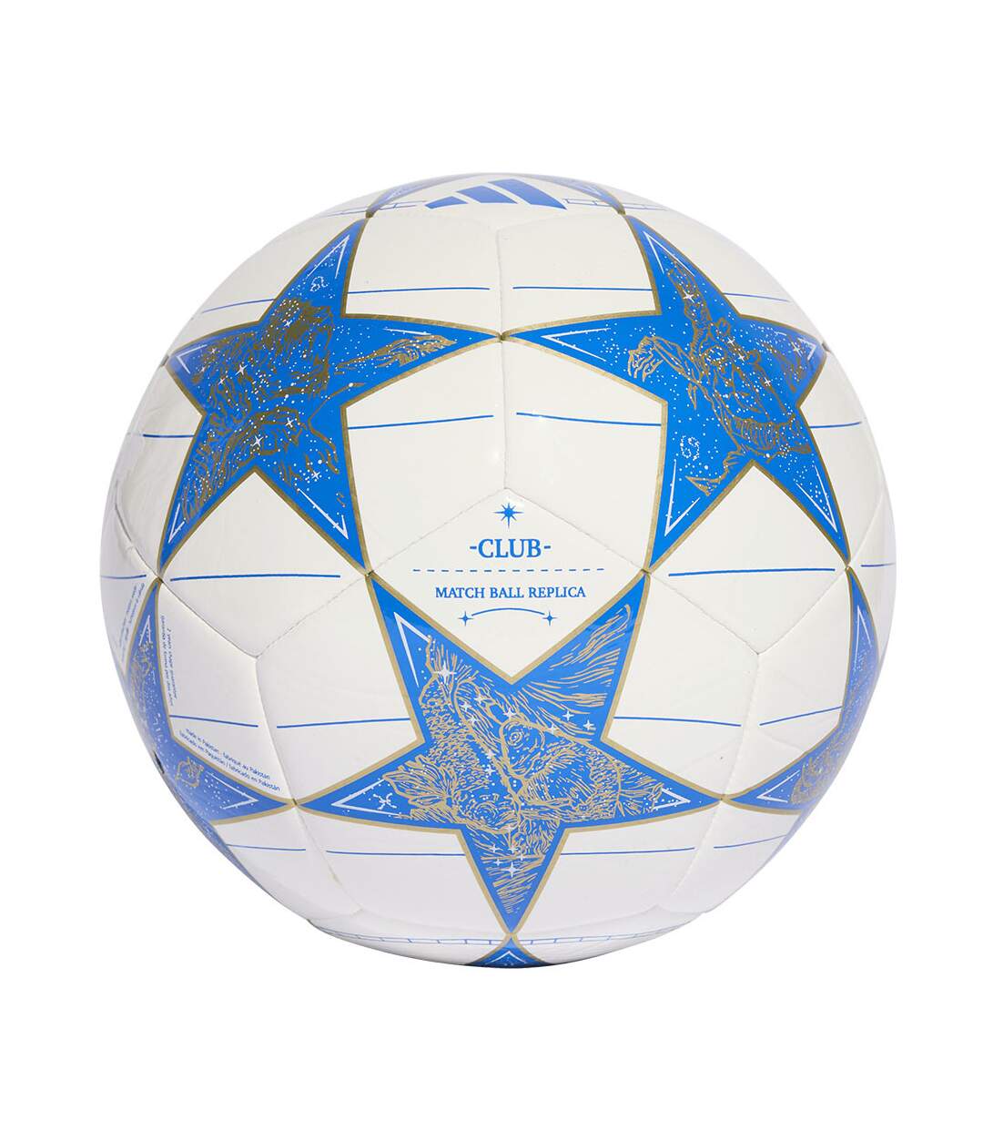 Ballon De Foot Motif/style Zodiaque Uefa Champions League 25/26 Club Taille 5 Blanc Bleu Adidas-2