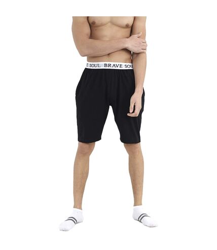 Short de pyjama homme noir Brave Soul Brave Soul