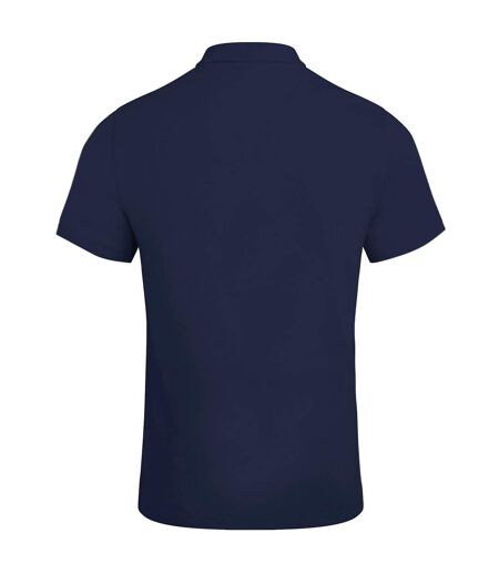 Canterbury Mens Waimak Short Sleeve Pique Polo Shirt (Navy)