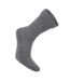Unisex adult hiker wool boot socks black pepper marl Craghoppers-2
