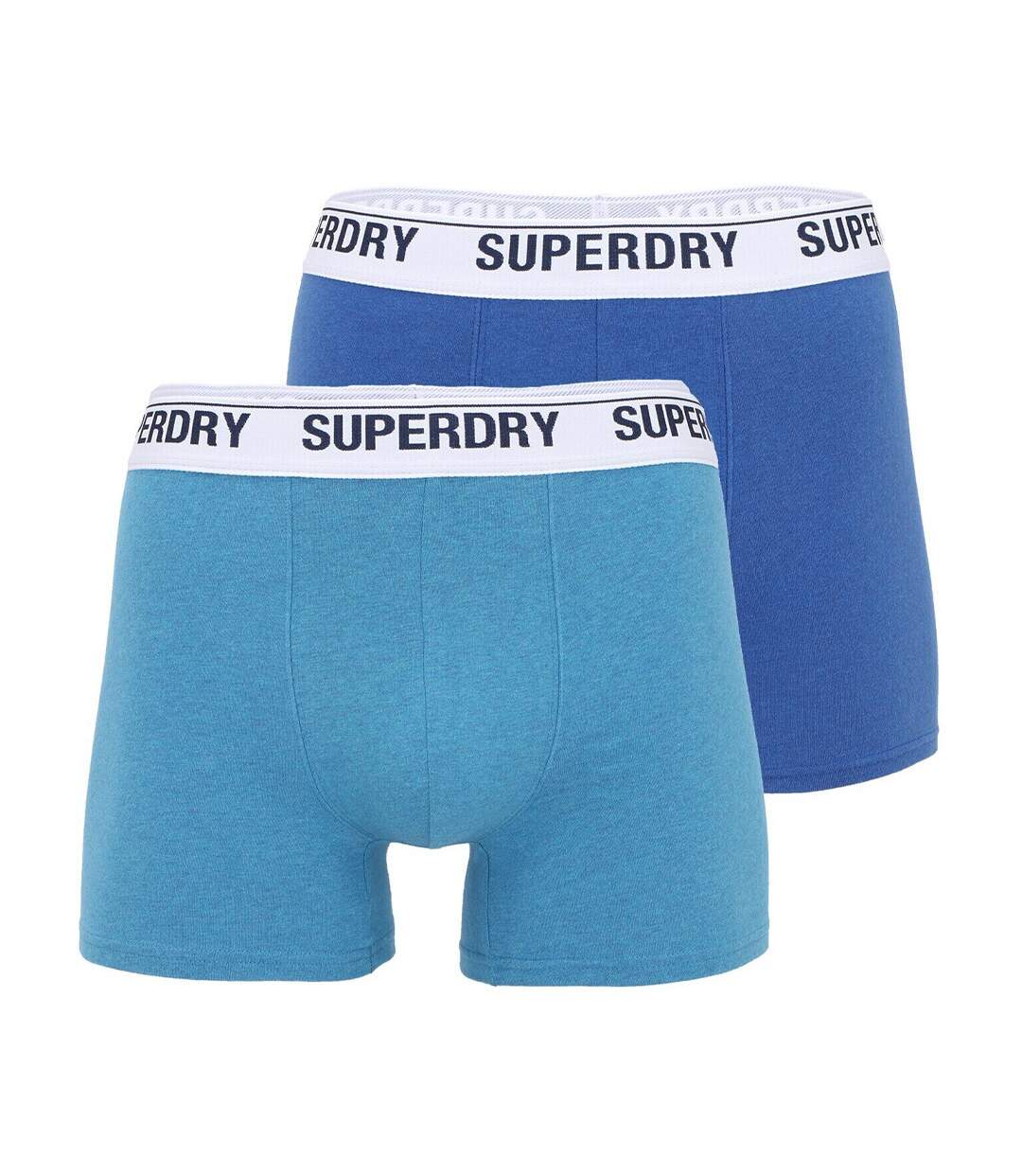 Lot x2 Boxers Bleu Homme Superdry