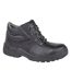 Grafters Mens Padded Collar D-Ring Chukka Safety Boots (Black) - UTDF1242