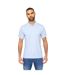 Mens elverton polo shirt mid blue Bewley & Ritch-1