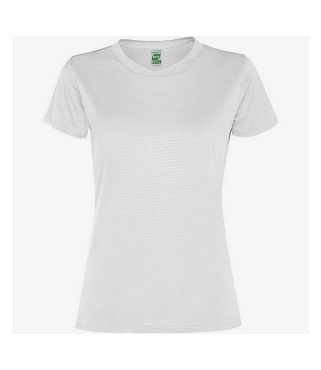 T-shirt slam femme blanc Roly