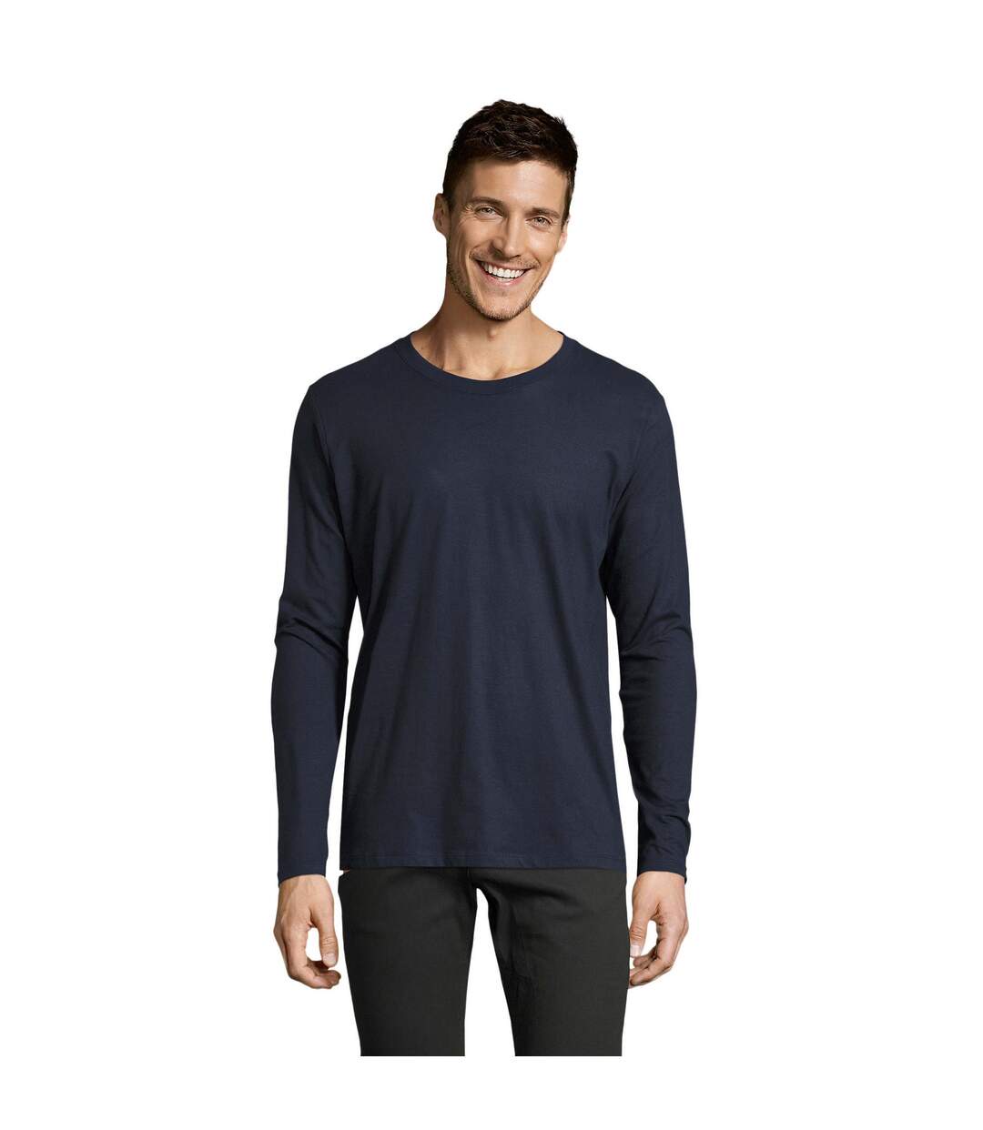 T-shirt Imperial Homme Bleu Marine Français SOLS-1