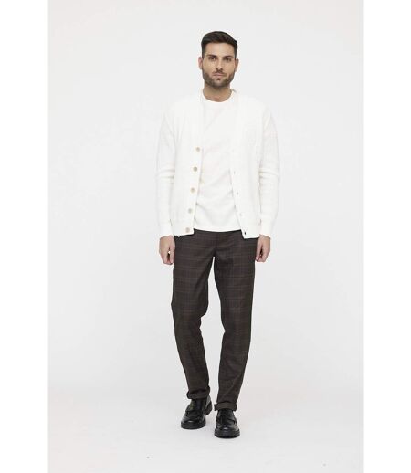 Pantalon GLANCE Check brown