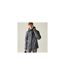 Blouson De Ski À Capuche Et Ourlets Ajustables Motif/style Effet Craquelé Baseplate Homme Gris Foncé Imprimé Dare 2B-1
