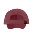 Casquette à profil bas en coton pour enfants bourgogne Result Headwear-2