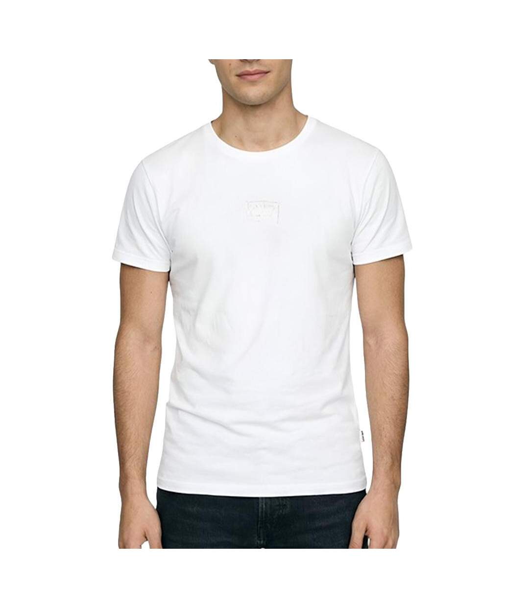 T-Shirt blanc homme lee cooper glc2051-1