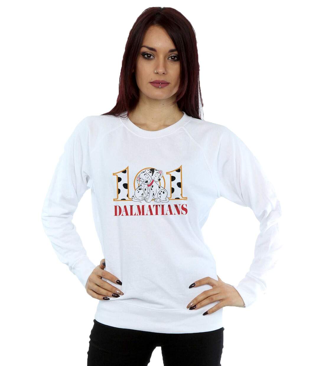 Disney - Sweat DALMATIANS PUPPY HUG - Femme (Blanc) - UTBI13680-2