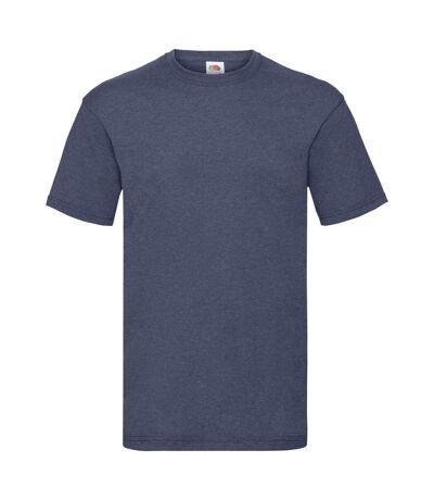 Fruit Of The Loom Mens Valueweight Short Sleeve T-Shirt (Vintage Heather Navy)
